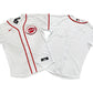 Men's Cincinnati Reds  White Home Replica Team Jersey