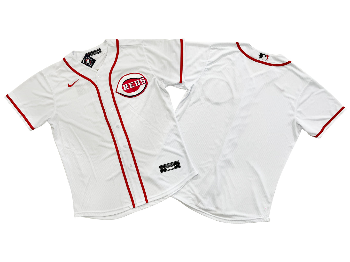 Men's Cincinnati Reds  White Home Replica Team Jersey