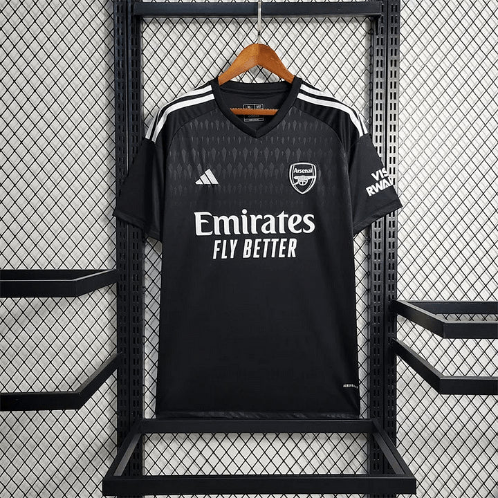 2023/2024 Arsenal Goalkeeper Black Soccer Jersey