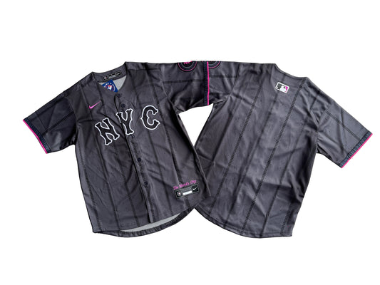 KID Youth New York Mets  Graphite 2024 City Connect Limited Jersey