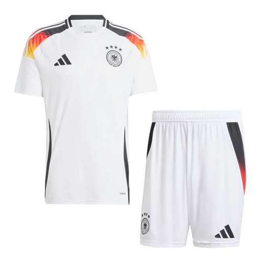 Germany Home Jersey Kit EURO 2024 Kids(Jersey+Shorts)