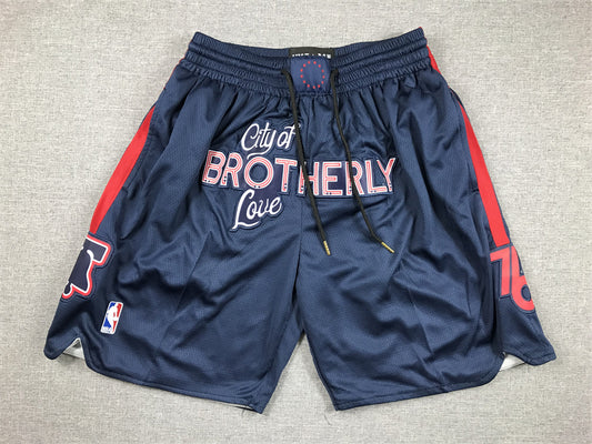 Pocket Pants 24 76ers Dark Blue City Edition Shorts