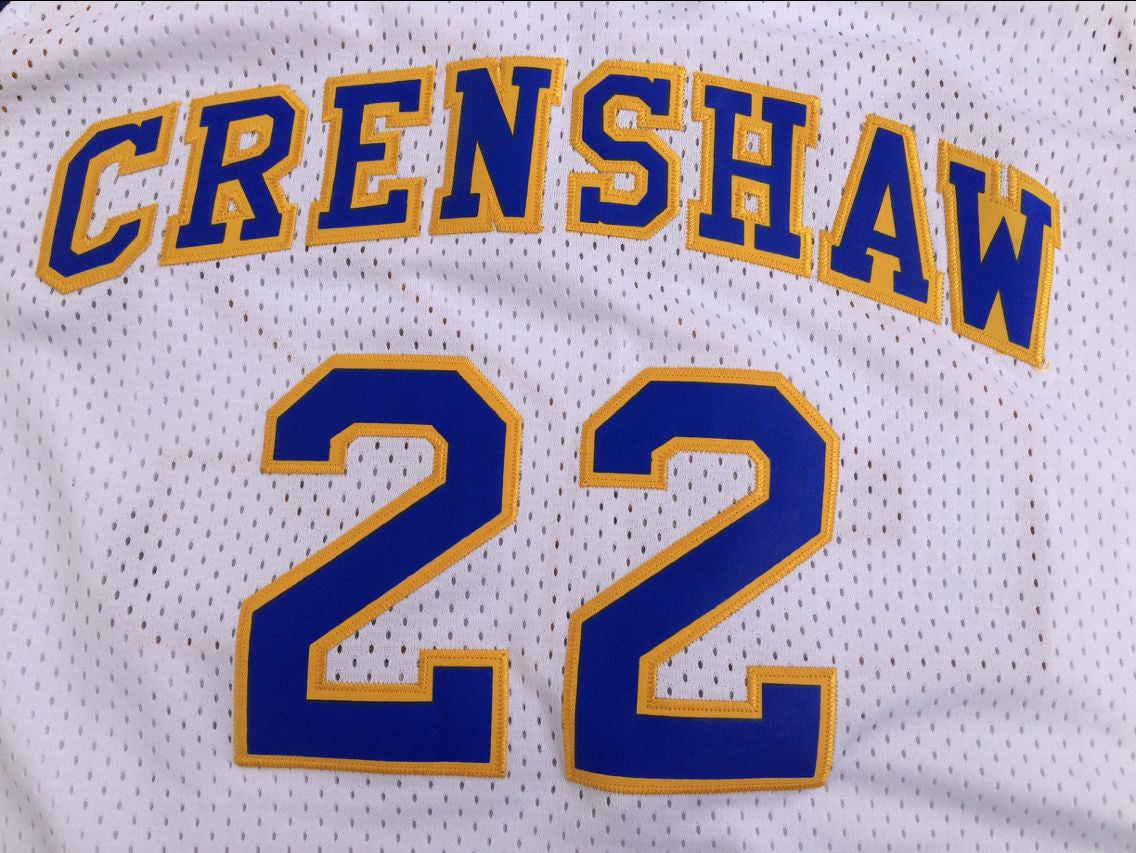 Omar Epps Quincy Call 22 Crenshaw Love and Basketbal High School Basketball Jersey