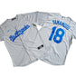 Los Angeles Dodgers 18# Yoshinobu Yamamoto Gray Player Jersey