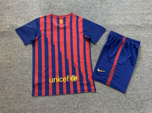 2011/2012 Retro Kids Size Barcelona Home Football Shirt 1:1 Thai Quality