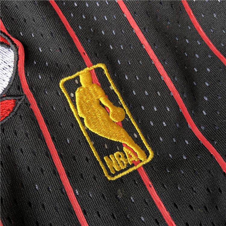 Chicago Bulls JUST DON co-branded shorts-vertical stripes