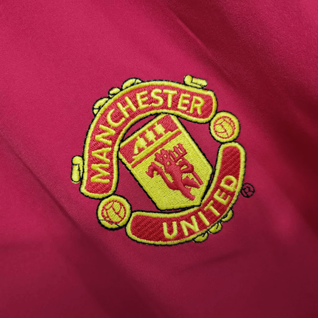 2002/2004 Retro Long Sleeve Manchester United Home Football Shirt 1:1 Thai Quality