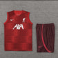 2023/2024 Liverpool pre-match training Red Jersey+Shorts  1:1 Thai Quality