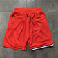 Miami Heat JUST DON retro shorts red