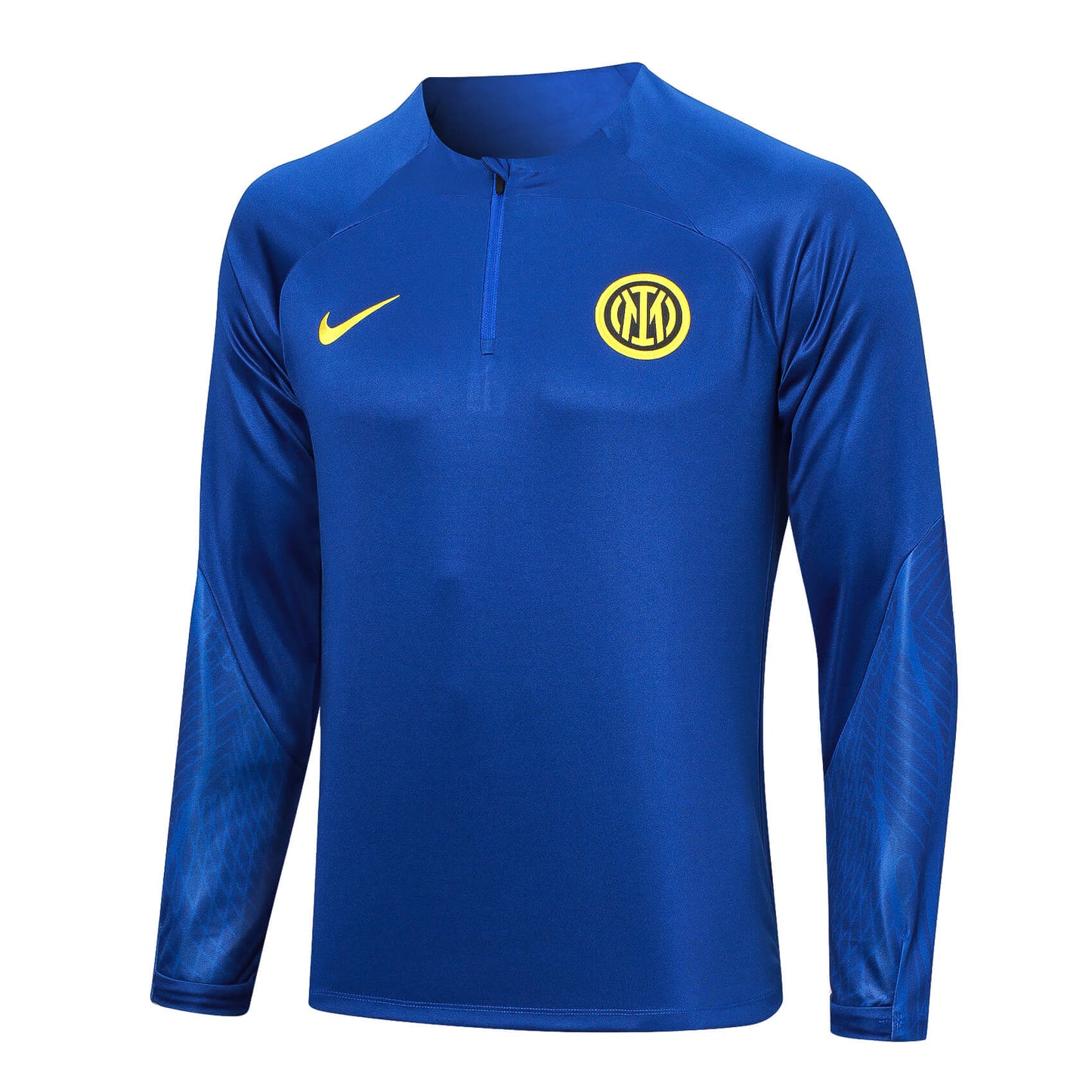 2023/2024 Internazionale Milan Half-Pull Training Suit Blue Football Jersey 1:1 Thai Quality Set