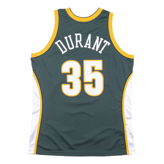 SuperSonics No. 35 dark green 07-08 season Mitchell retro jersey-Kevin Durant