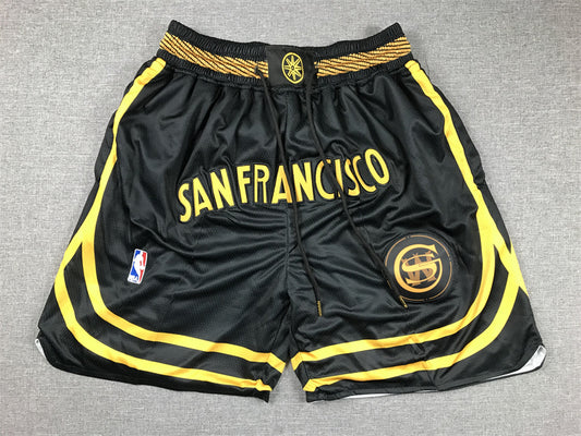 Pocket Pants 24 Warriors Black City Edition Shorts