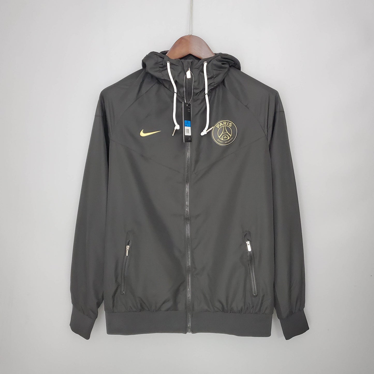 2021/2022 Psg Paris Saint-Germain Windbreaker Black