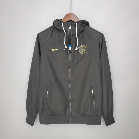 2021/2022 Psg Paris Saint-Germain Windbreaker Black