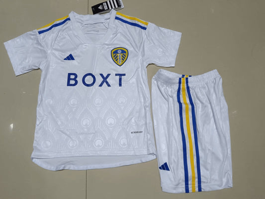 2023/2024 Kids Size Leeds United Home Soccer Jersey