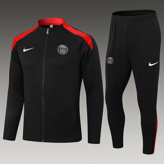 2024-25  Black Paris Football Half Pull Training Suit