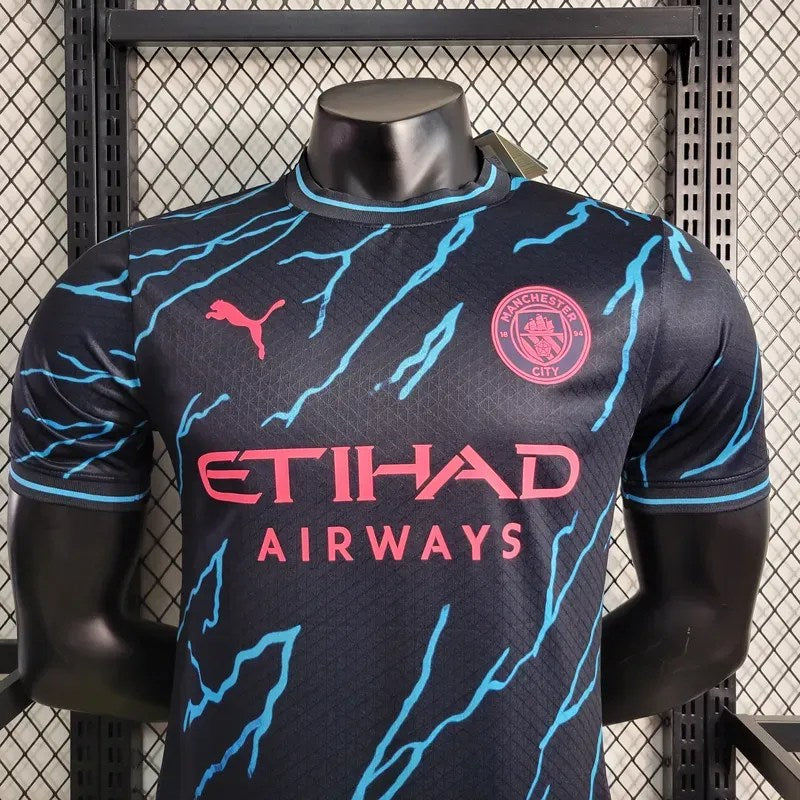 2023/2024 Player Version Manchester City Third Away Football Shirt 1:1 Thai Quality