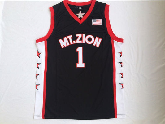 NCAA Mount Zion Christian College No. 1 McGrady Black University Edition Jersey