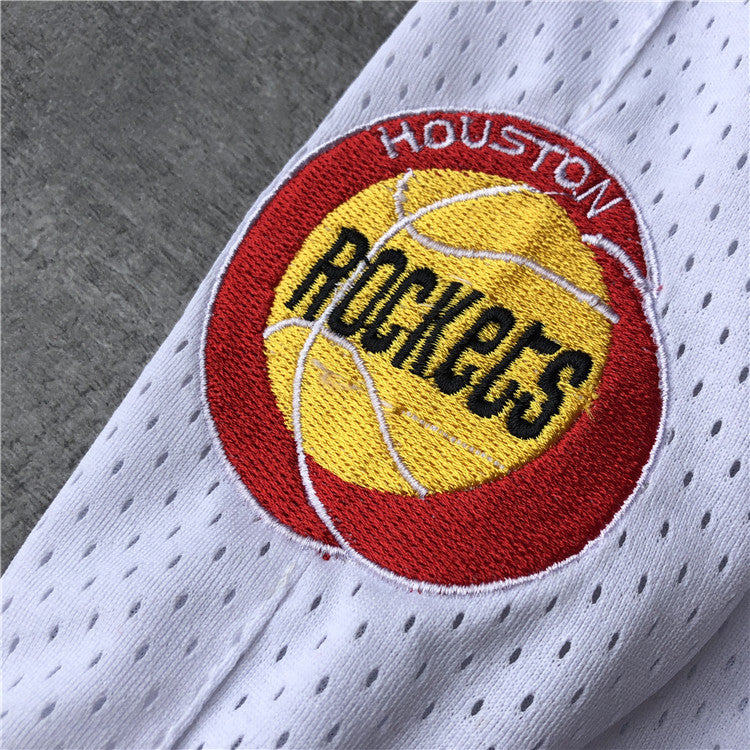 Houston Rockets JUST DON co-branded shorts-white