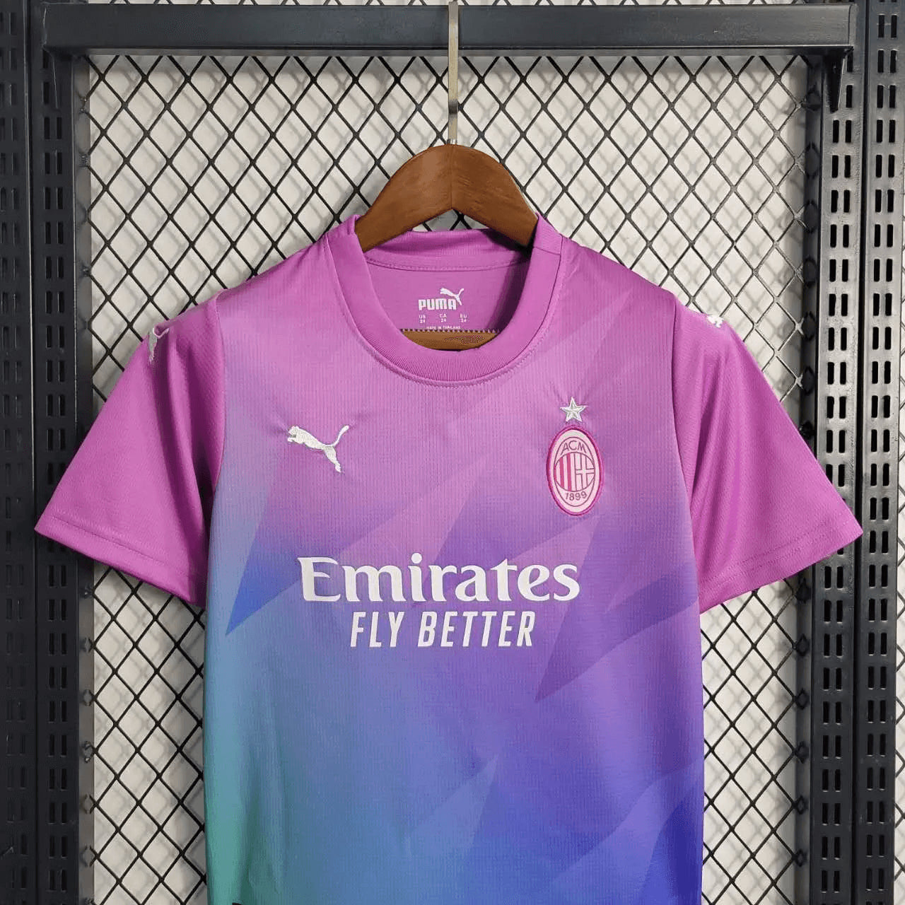 2023/2024 Kids Size AC Milan Third Away Soccer Jersey 1:1 Thai Quality