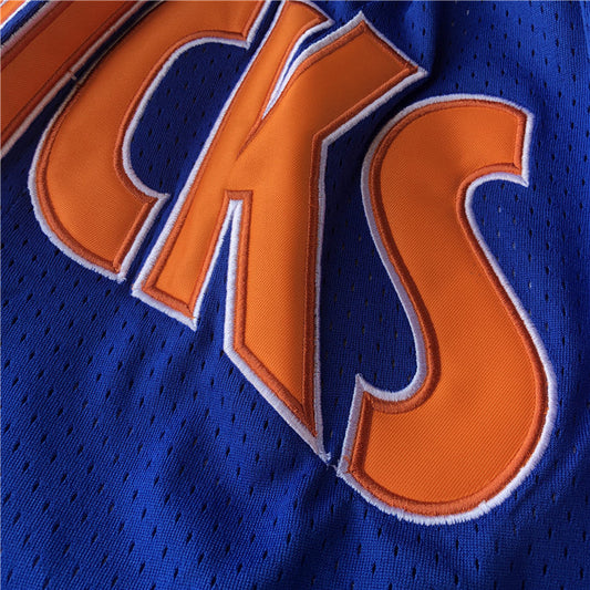 New York Knicks JUST DON co-branded shorts-blue shorts