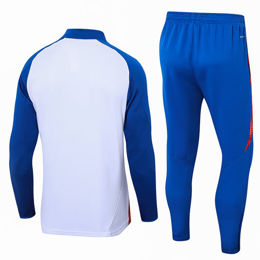 2024-25  Lyon White   Football Half Pull Training Suit