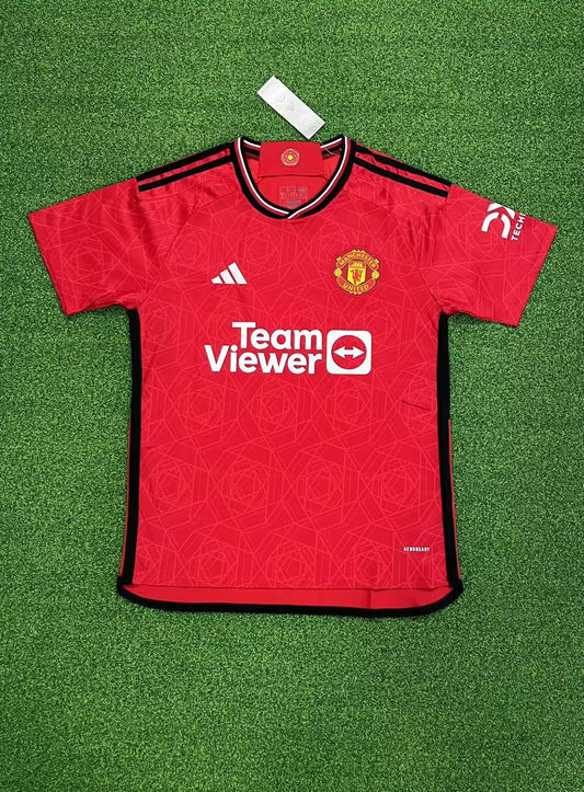 2425 Manchester United  Home  jersey Embroidered Fan Edition