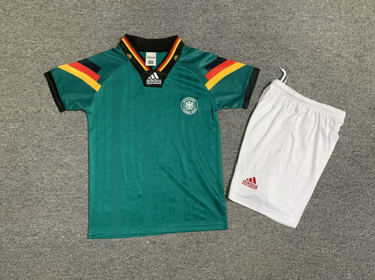 1992 Retro Kids Size Germany Away Soccer Jersey