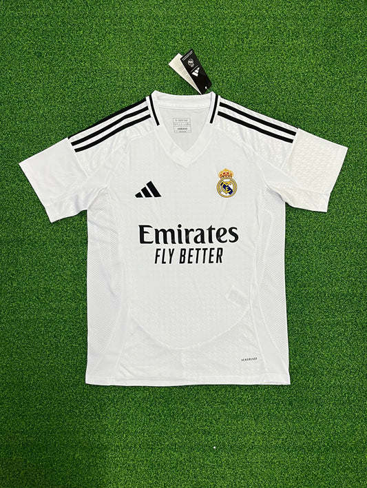 2425 Real Madrid   home  jersey Embroidered Fan Edition