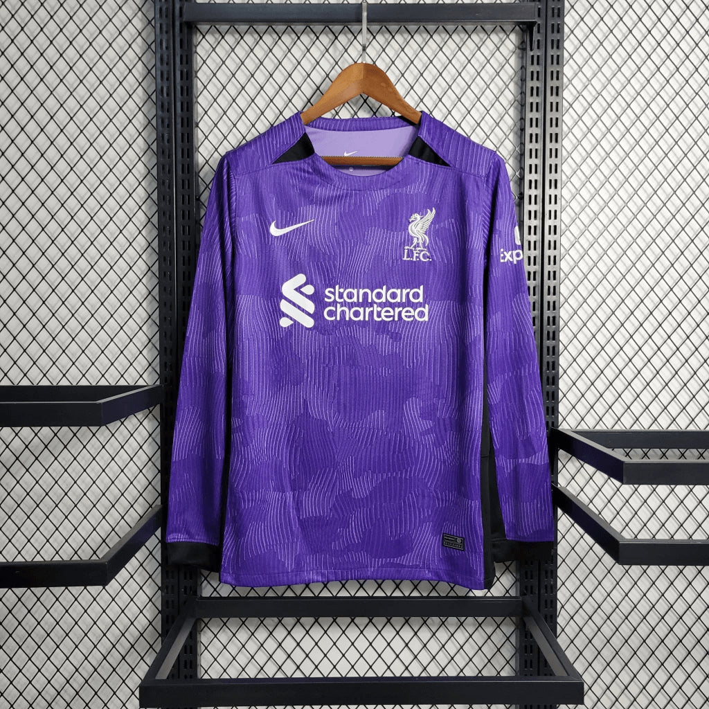 2023/2024 Long Sleeve Liverpool Third Away Football Shirt 1:1 Thai Quality