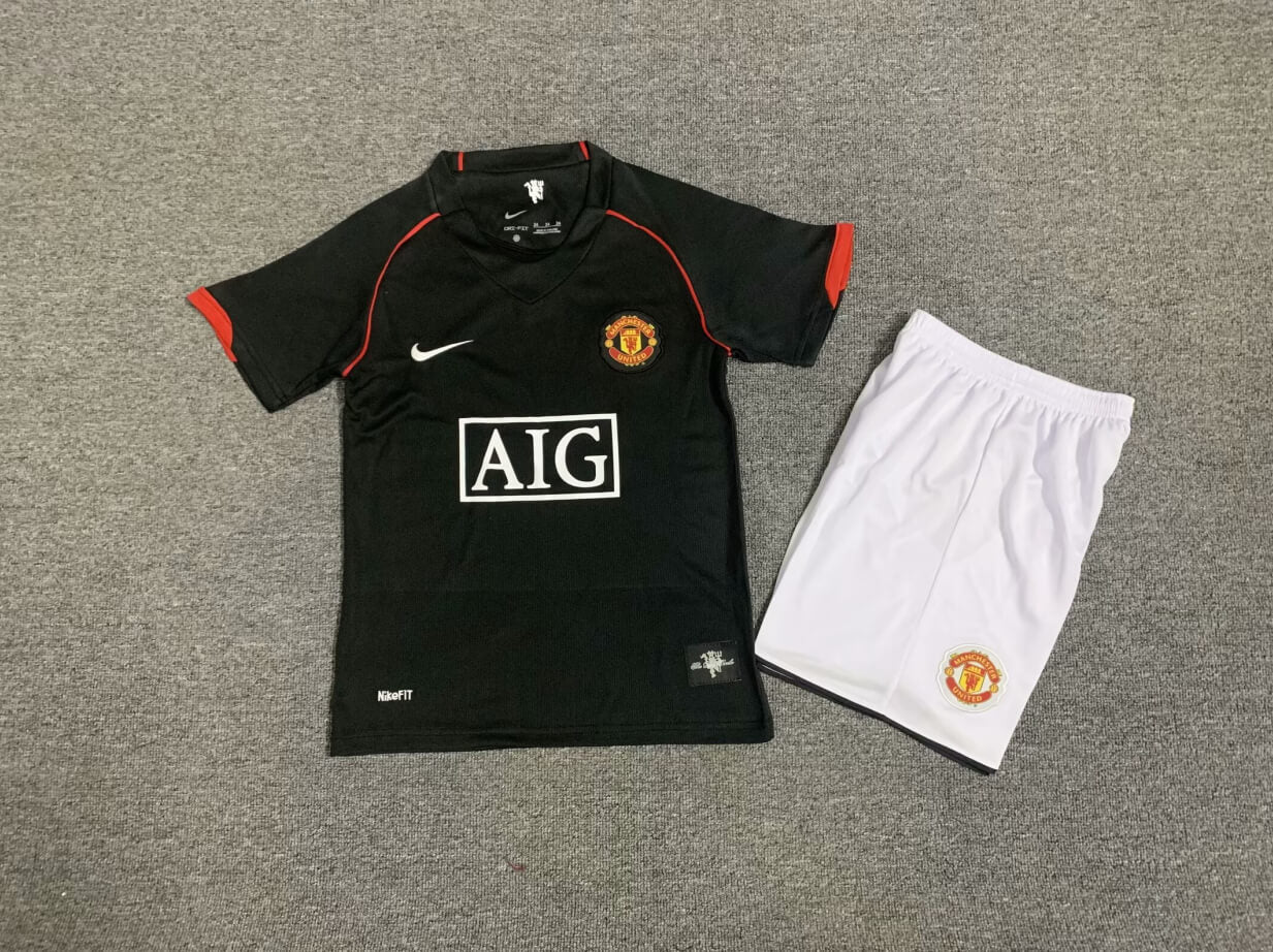 2007/2008 Retro Kids Size Manchester United Away Football Shirt 1:1 Thai Quality