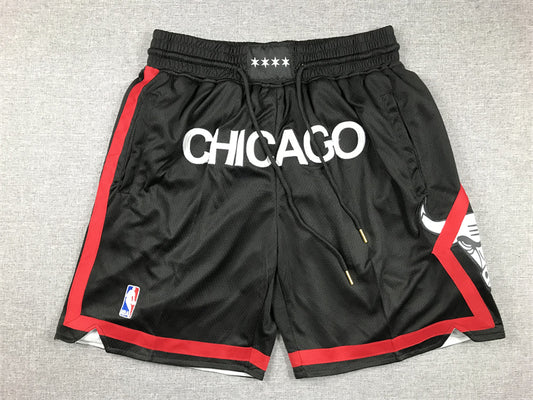 Pocket Pants 24 Bulls Black City Edition Shorts