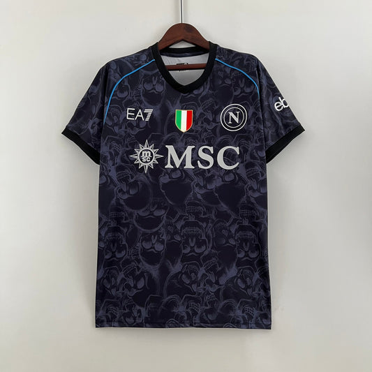 2023/2024 Napoli Halloween Black Soccer Jersey 1:1 Thai Quality