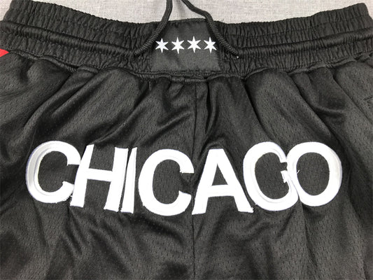 Pocket Pants 24 Bulls Black City Edition Shorts