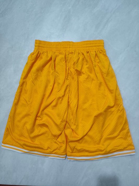 Toronto Raptors yellow retro shorts