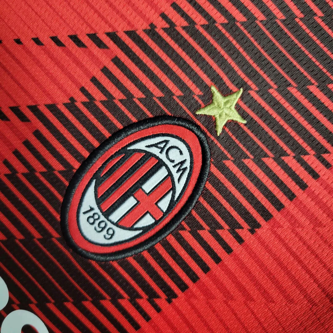 2023/2024 Kids Size AC Milan Soccer Jersey Home 1:1 Thai Quality