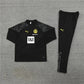 2023/2024 Dortmund Half-Pull Training Suit Black Football Shirt