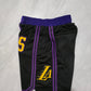 Los Angeles Lakers Black 24 City Edition Pocket Pants