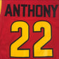 NCAA Oak Hill High School No. 22 Anthony red top mesh jersey