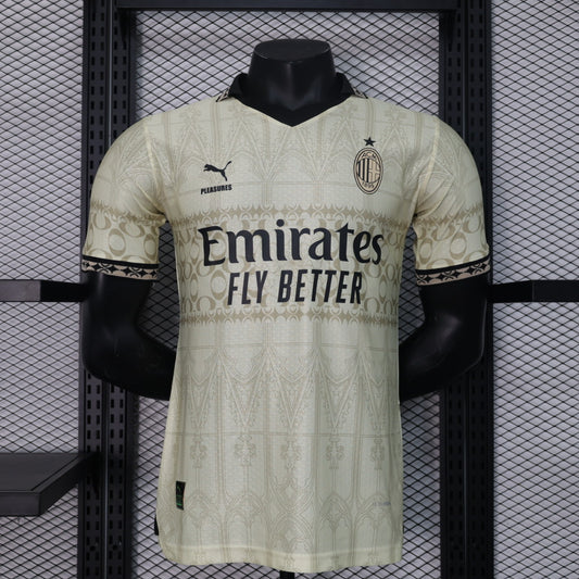 24-25AC Milan co-branded off-white player version jersey