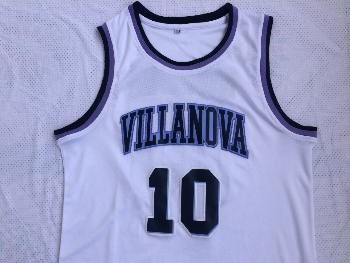 NCAA Villanova University No. 10 Donte DiVincenzo White Jersey