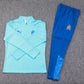 2023/2024 Olympique de Marseille Half-Pull Training Suit Light Blue Football Jersey