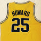 NCAA University of Michigan No. 25 Juwan Howard's ultimate mesh yellow jersey