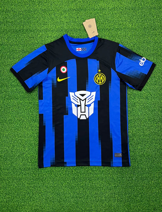 2425 Inter Milan X Transformers Home   jersey Embroidered Fan Edition