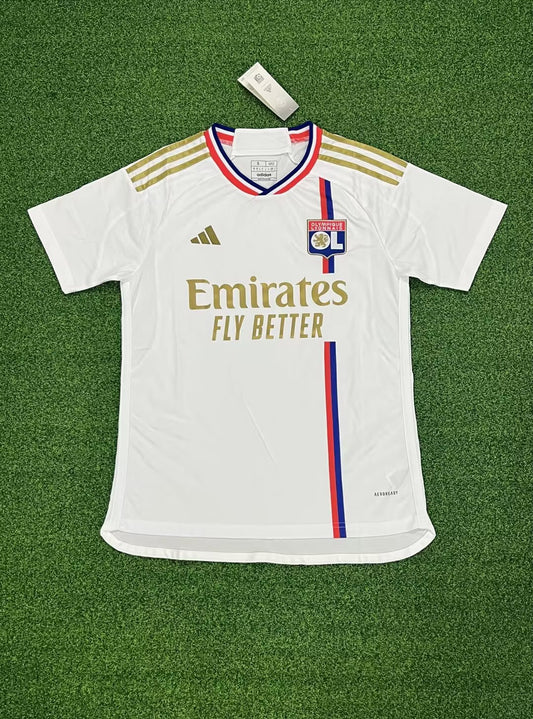 2425  Olympique Lyonnais Home Jersey. Embroidered Fan Edition