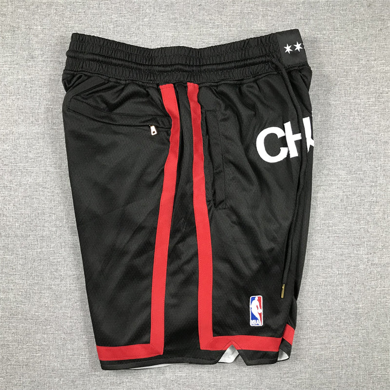 Pocket Pants 24 Bulls Black City Edition Shorts