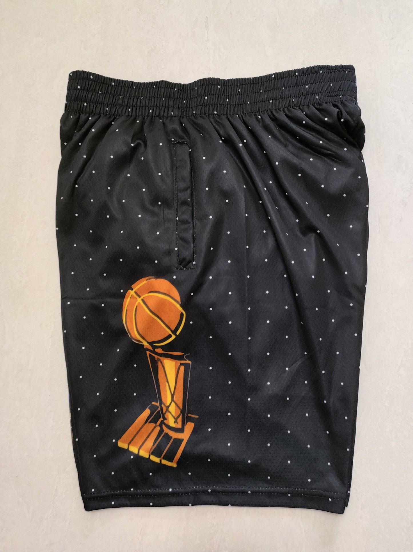 Golden State Warriors black Mitchell& nessMYp shorts