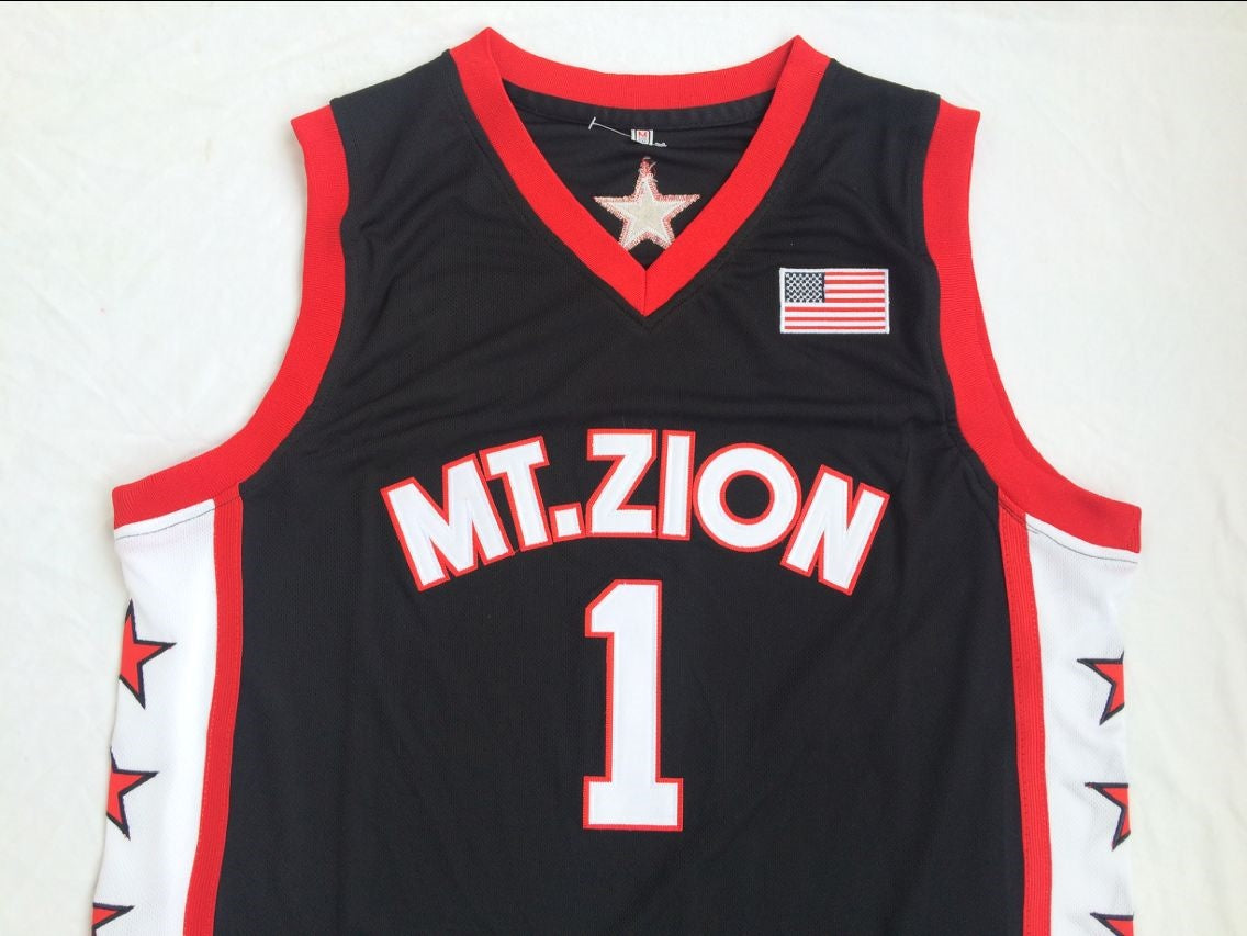 NCAA Mount Zion Christian College No. 1 McGrady Black University Edition Jersey