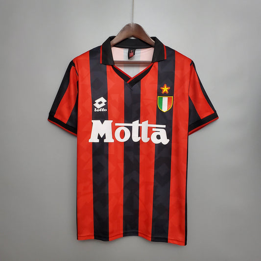 1993/1994 Retro AC Milan Home Football Shirt 1:1 Thai Quality