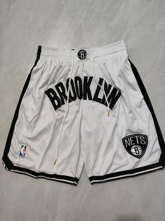 Brooklyn Nets White Regular Pocket Pants